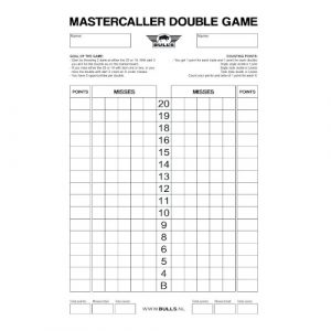 Mastercaller Double Game Scoreboard Flex 45×30