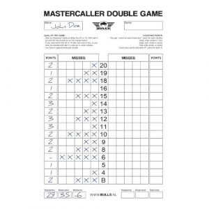 Mastercaller Double Game Scoreboard Flex 45×30