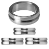 Mission F-Lock Titanium Silver Rings 2 mm