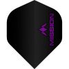 Mission Logo 100 Std. Black Purple flight