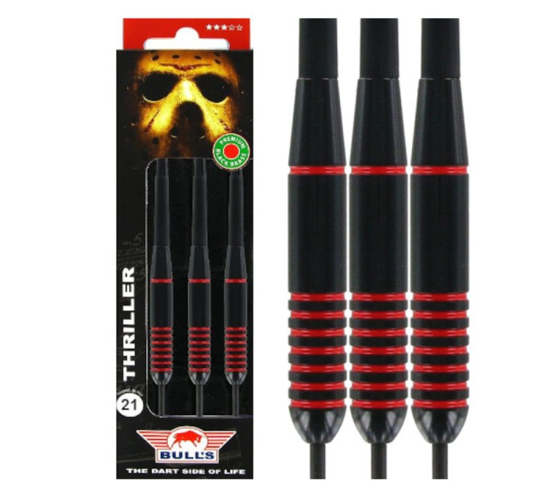 Thriller-Black-Brass-21g-Steeltip-verpakking-barrel