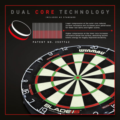 Dartbord Blade 6 Dual Core