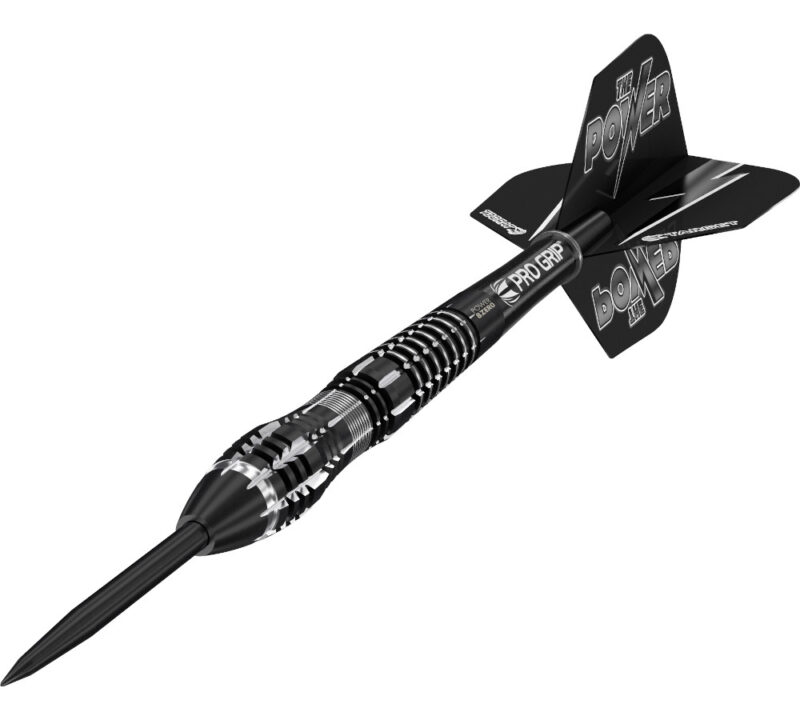 Phil Taylor 8Zero Black 4 dart side