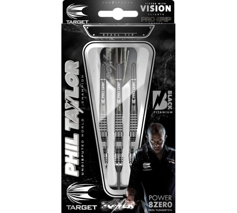 Phil Taylor 8Zero Black 4 package