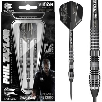 Phil Taylor 8Zero Black 4 total
