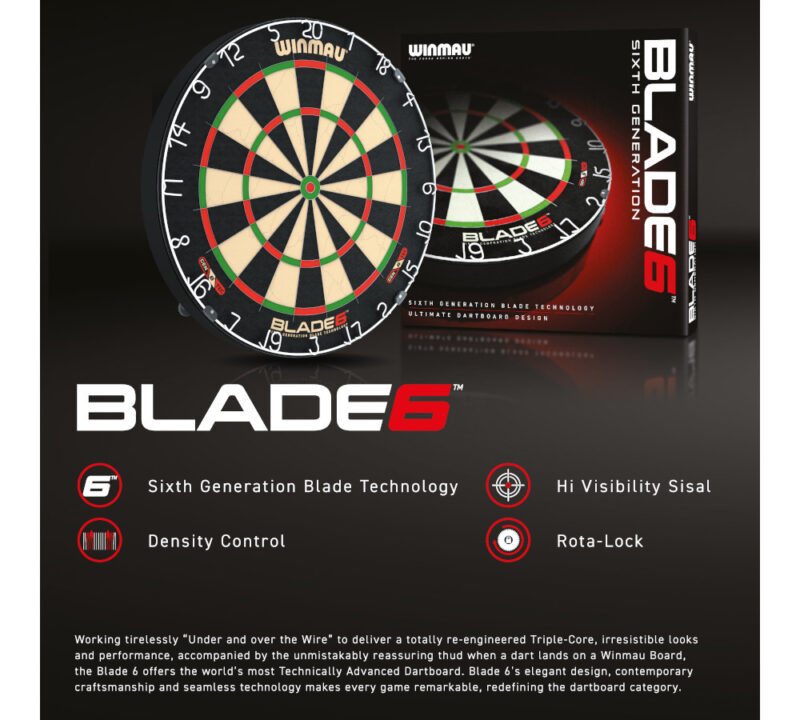 Dartbord Blade 6 package front
