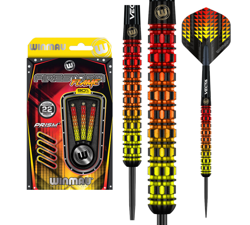 Winmau Firestorm Flame 23g totaal