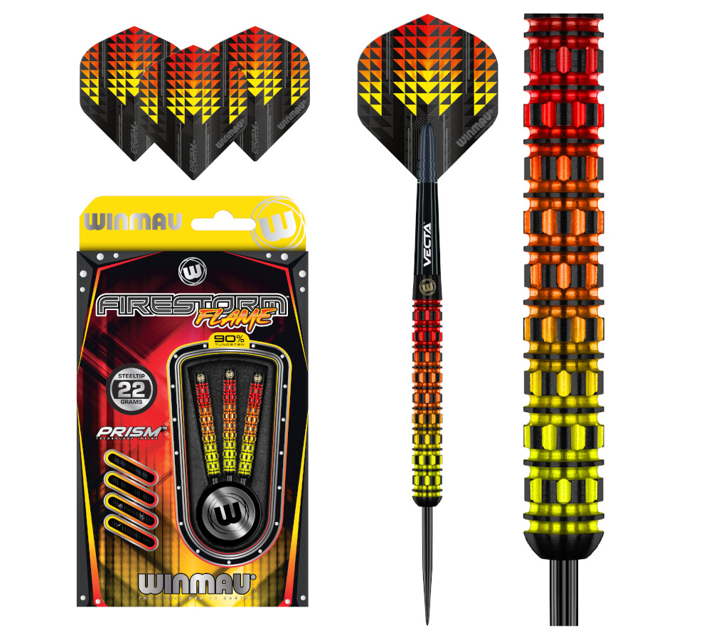 Winmau Firestorm Flame 22g totaal