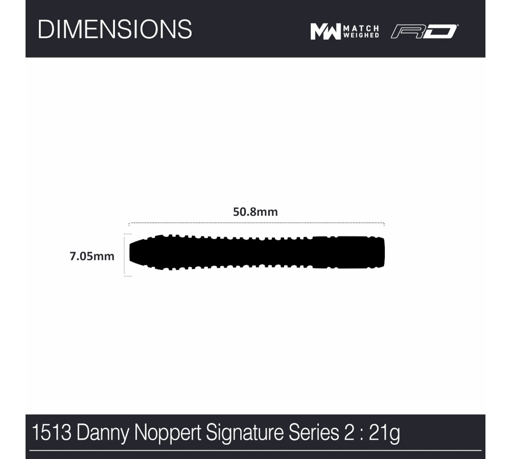 Danny Noppert Signature Edition 2.0 21g steeltip barrel info
