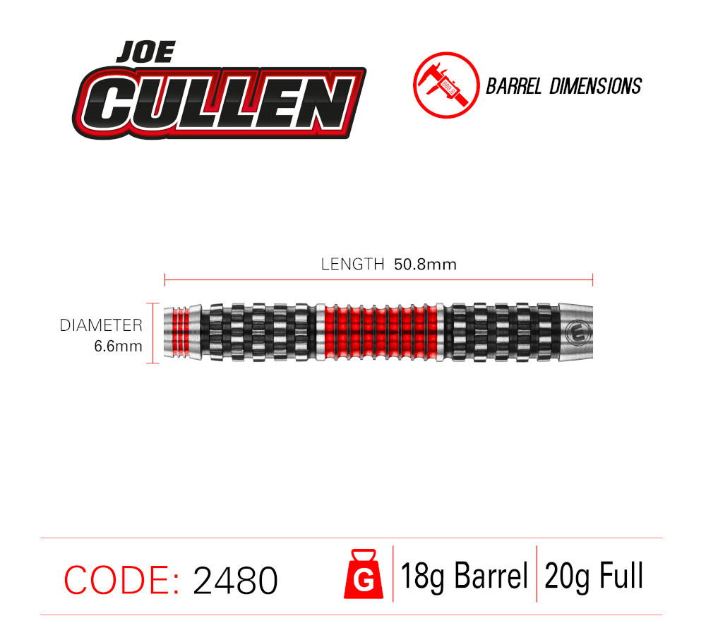 Joe Cullen Rockstar RS 1.0 Softtip barrel info