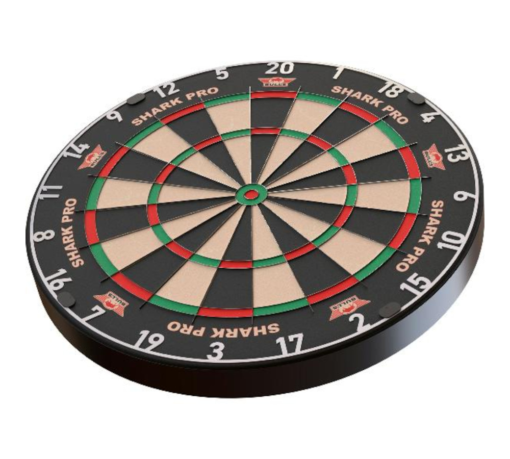 Shark Pro Dartboard gekanteld