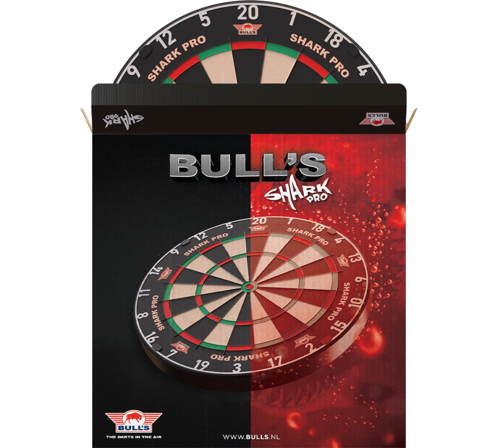 Shark Pro Dartboard open verpakking