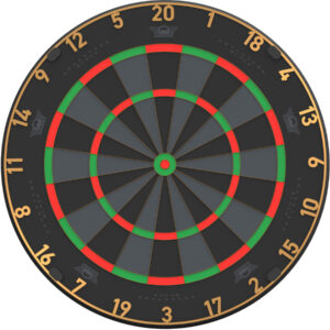 Advantage Black Professional Dartboard