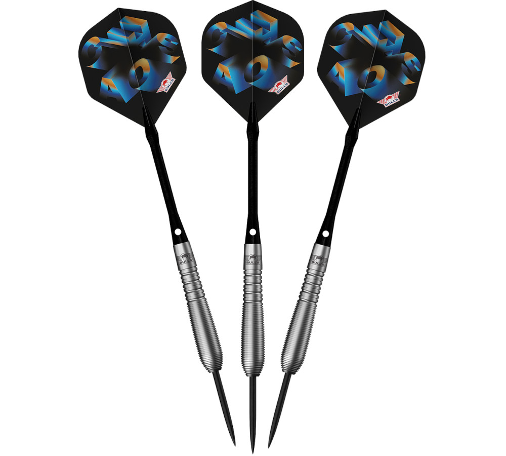 Chaos Blue steeltip dart 3x