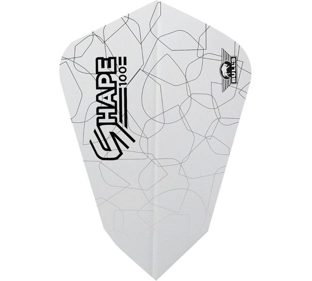 Shape White Fantail Flight