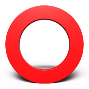 Plain PU Surround Red