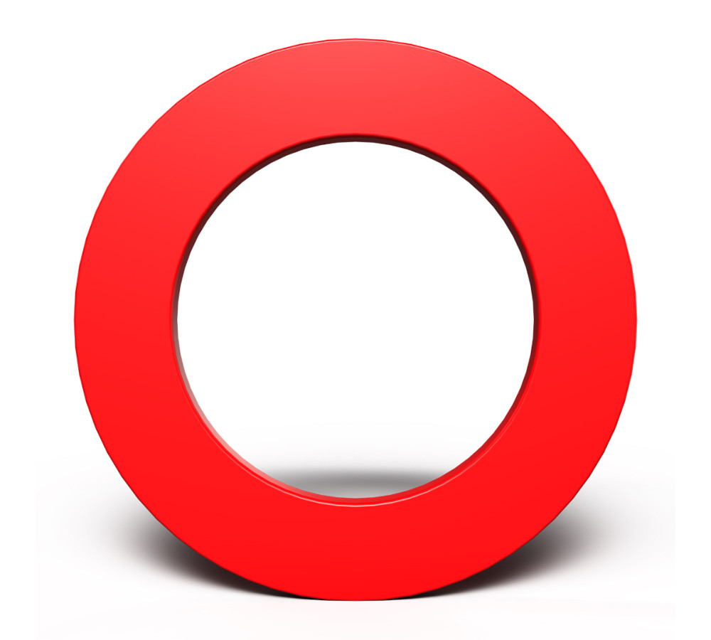 Plain PU Surround Red