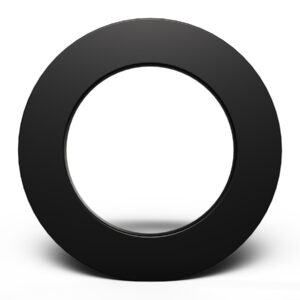 Plain PU Surround Black