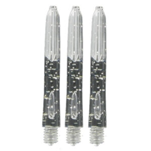 Glowlite Clear Black Glitter Short