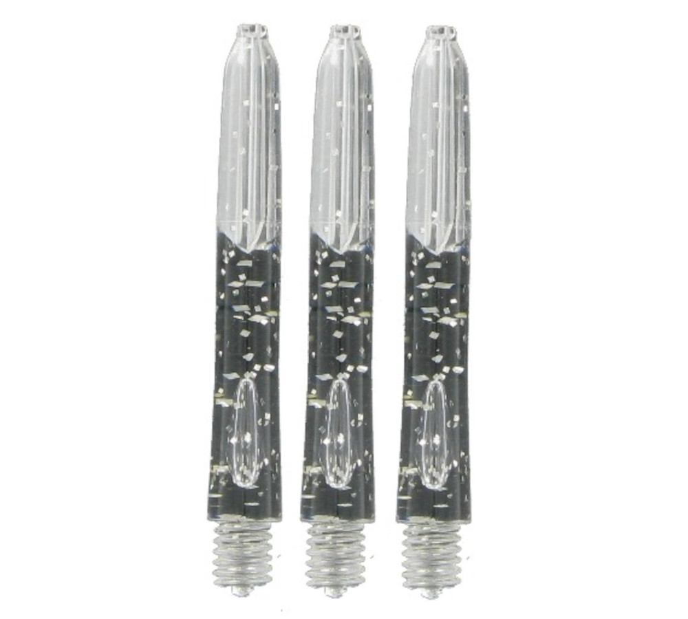 Glowlite Clear Black Glitter Short