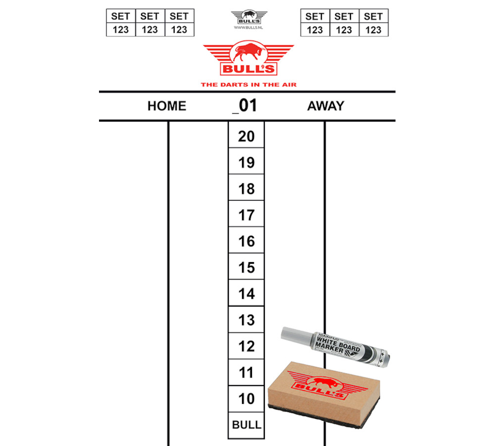 Bull’s Scoreset Darttel Flex