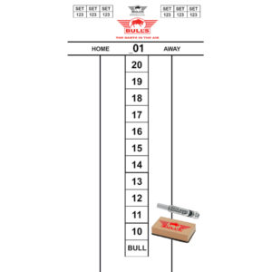 Scoreset Darttel Flex 60×30 cm