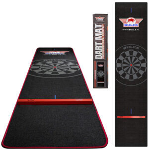 Carpet Dart Mat Black-Red