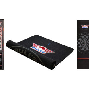 Bull’s Carpet Dart Mat Black-Red