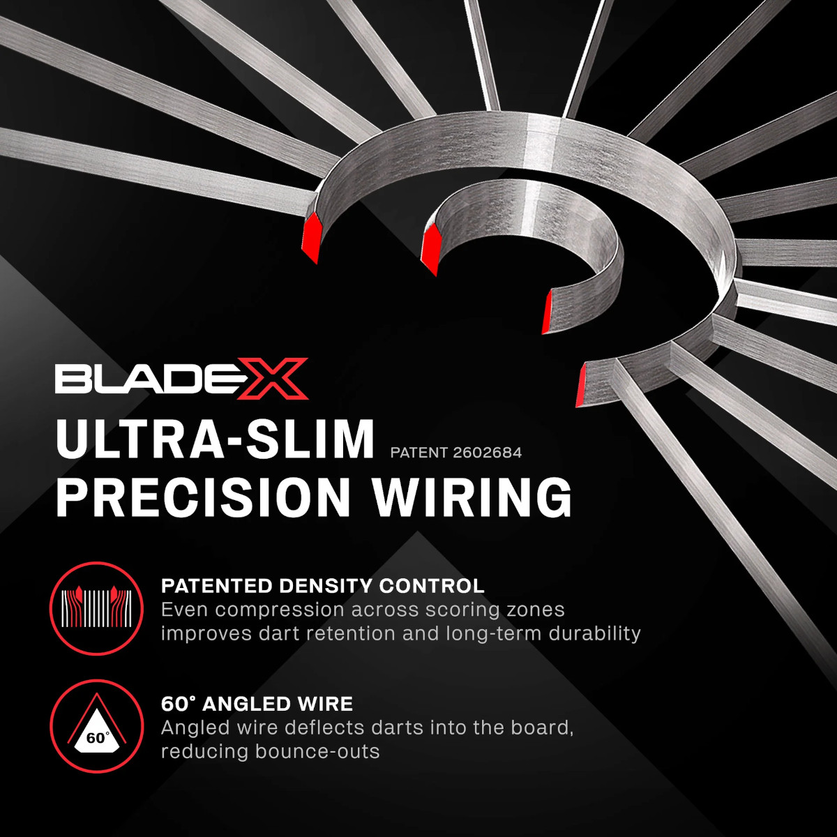 Close-Up ultradunne bedrading Winmau Blade X