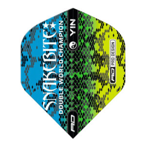 Peter Wright Green & Blue Yin Yang Flight