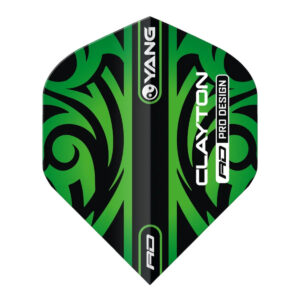 Jonny Clayton Red & Green Yin Yang Flight