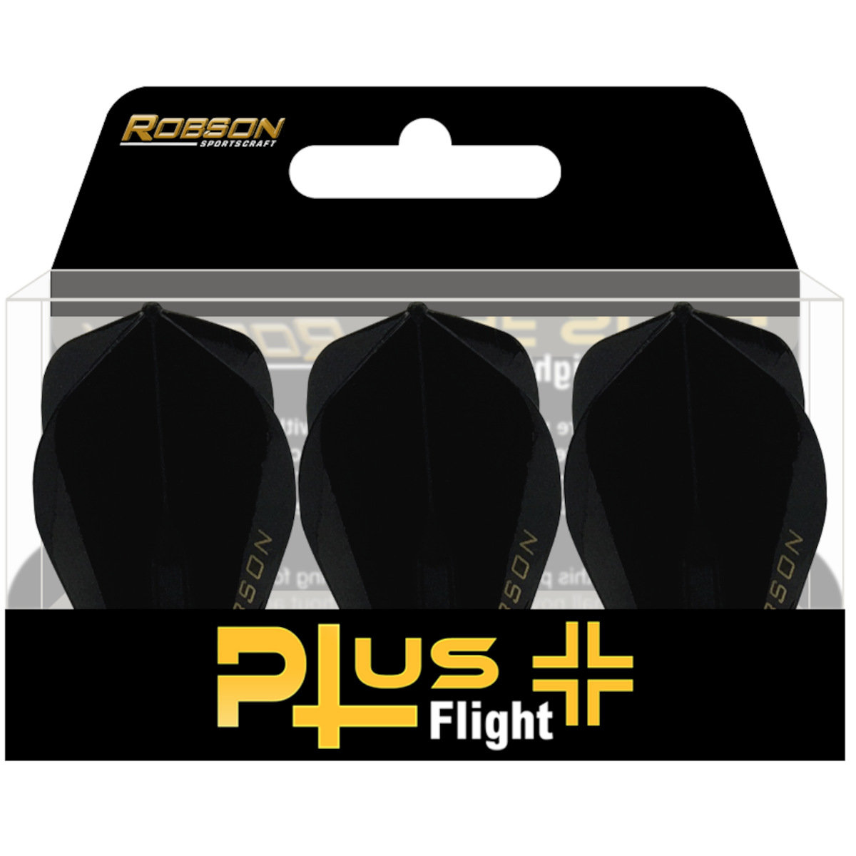Verpakking Robson Plus Flight Fantail Black met drie flights