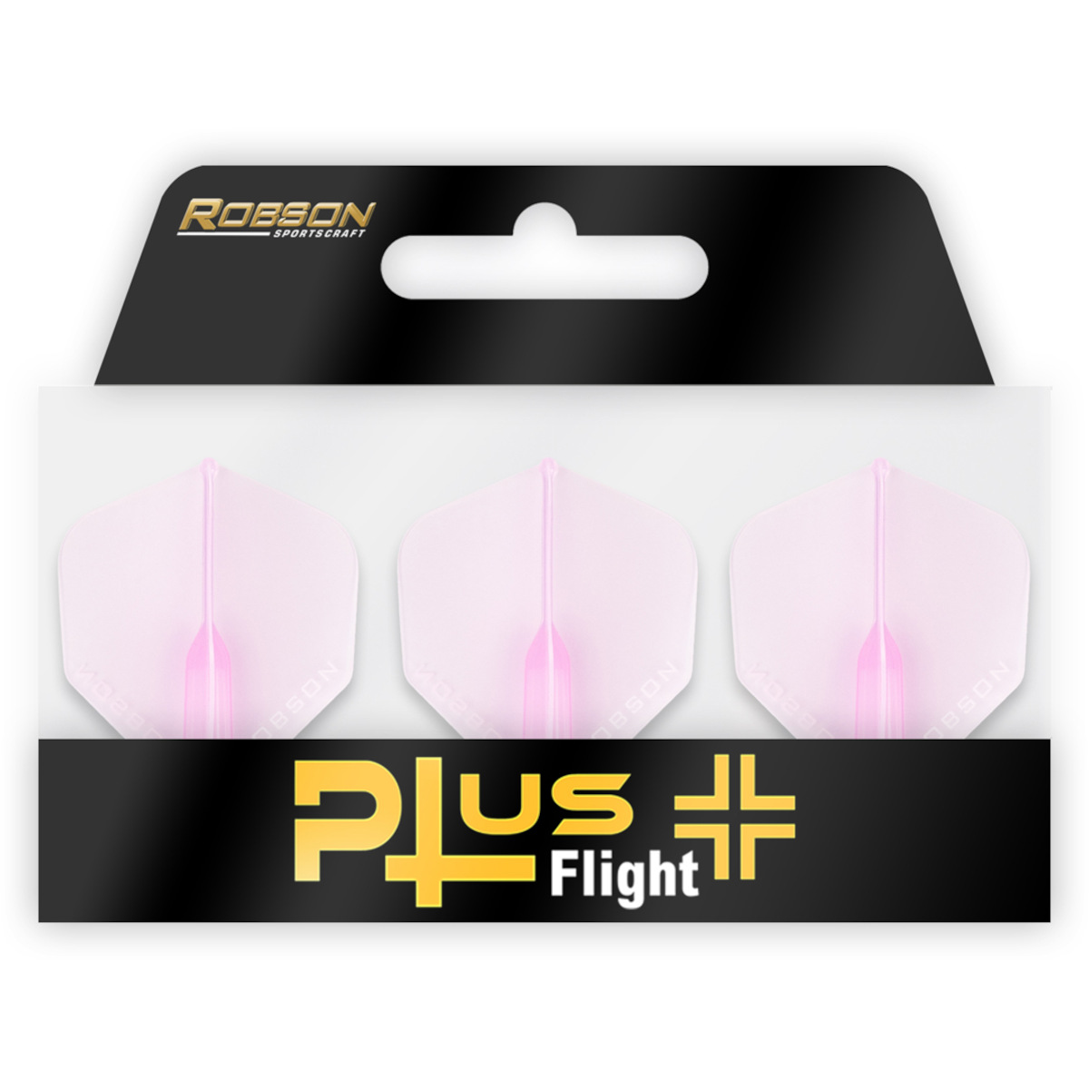 Robson Plus Flight Crystal Clear Standaard No.2 Pink in verpakking