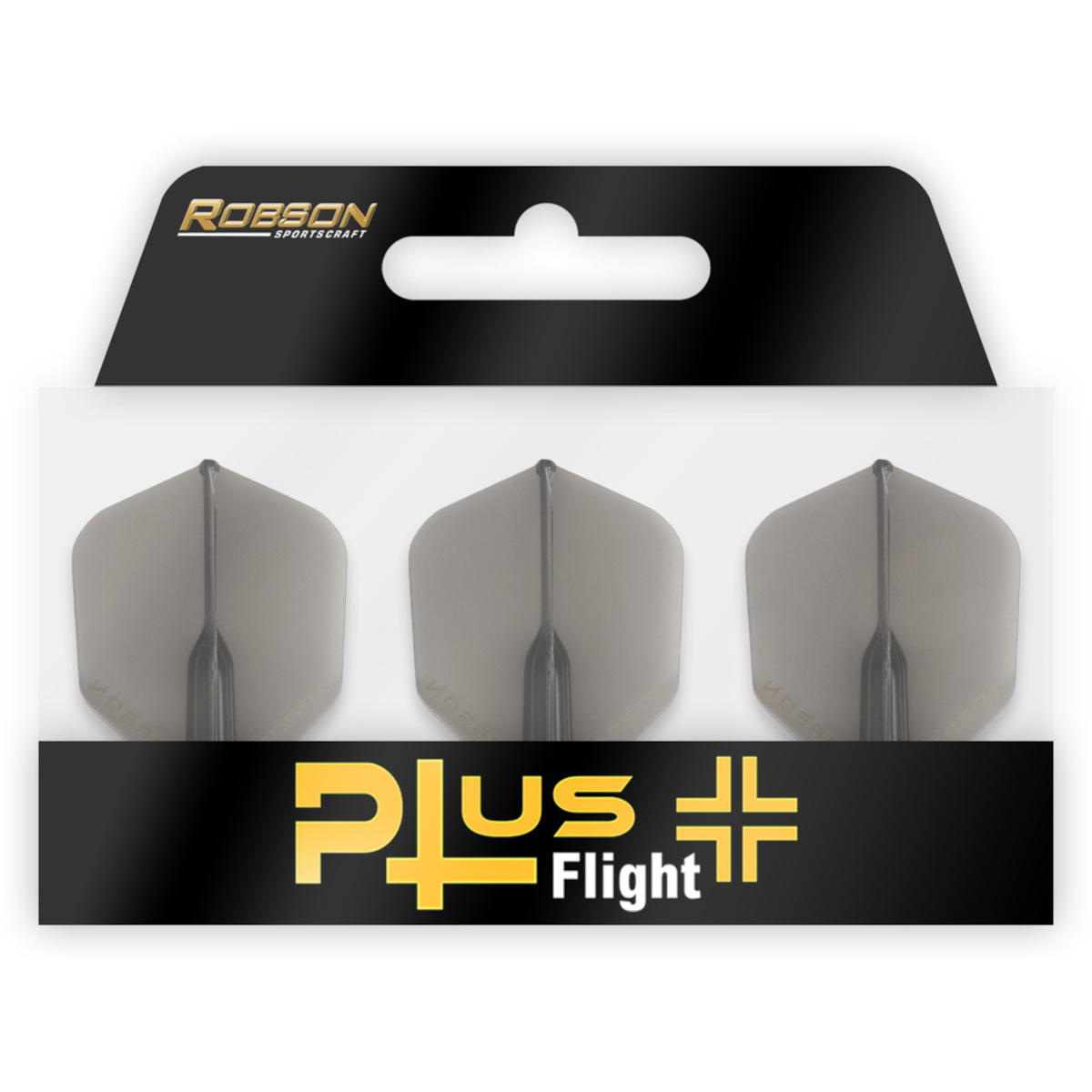 Verpakking Robson Plus Flight Crystal Clear Standard No.6 Black