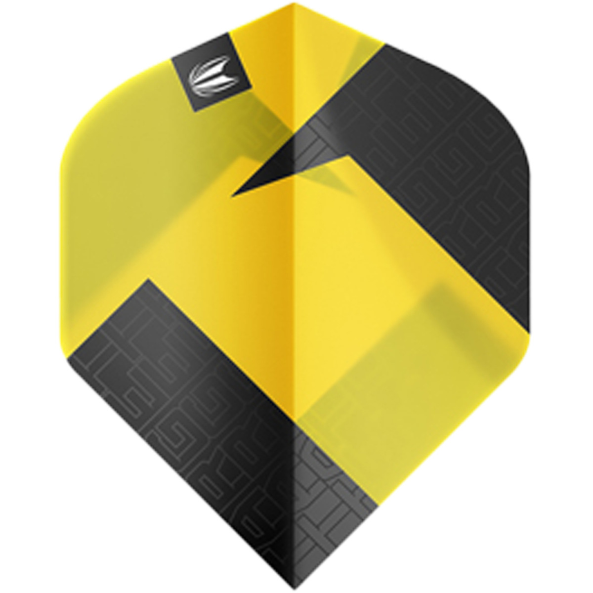 Target Pro.Ultra TAG Black Yellow Standaard No.2 dartflight