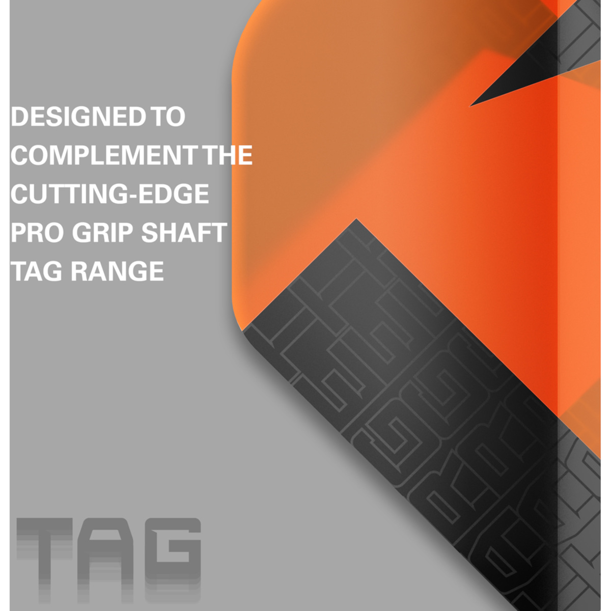 Target Pro.Ultra TAG Black Orange flight met TAG-design