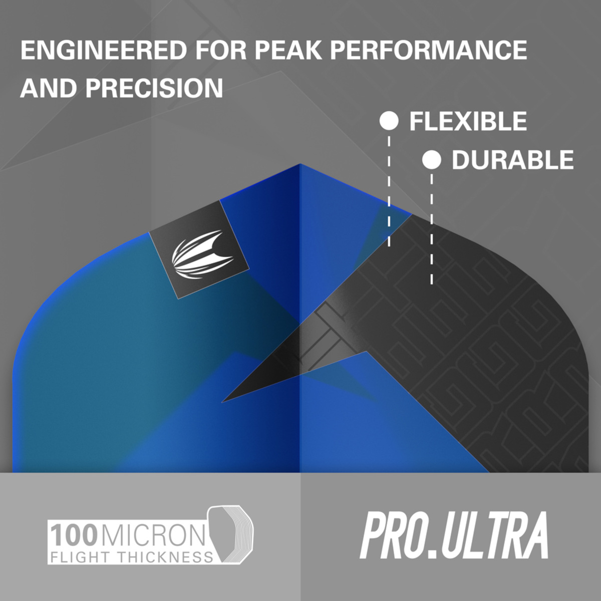 Target Pro.Ultra TAG Black Blue 100 micron dartflight