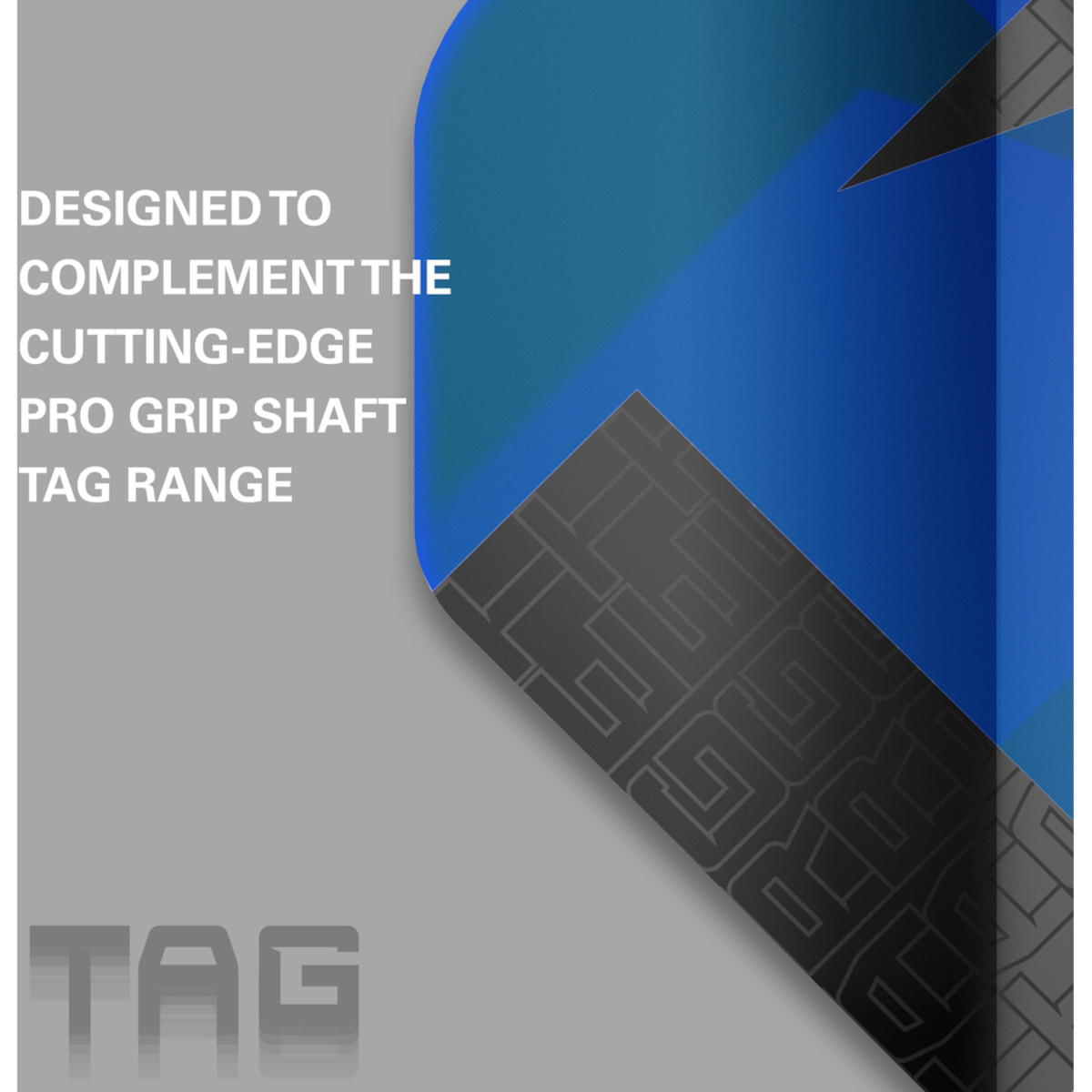 Target Pro.Ultra TAG Black Blue flight met TAG-design