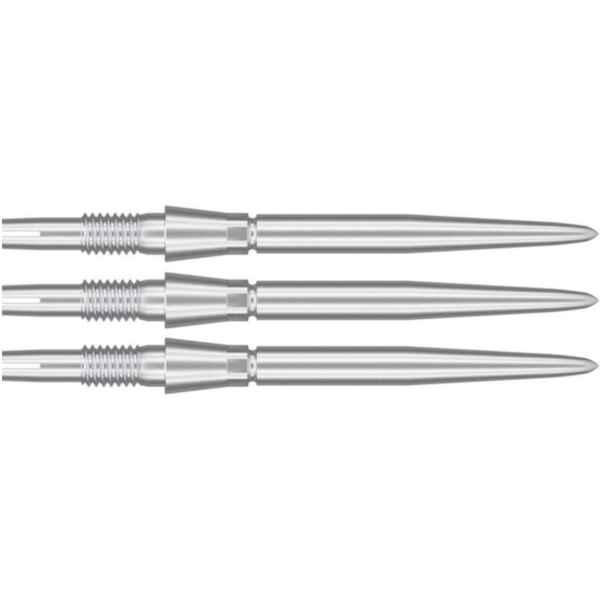 Target Swiss Points Storm Silver 26 mm liggend