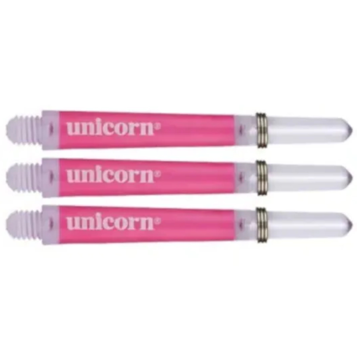 Unicorn Gripper Softflex Pink/Clear Medium Shafts roze transparant liggend