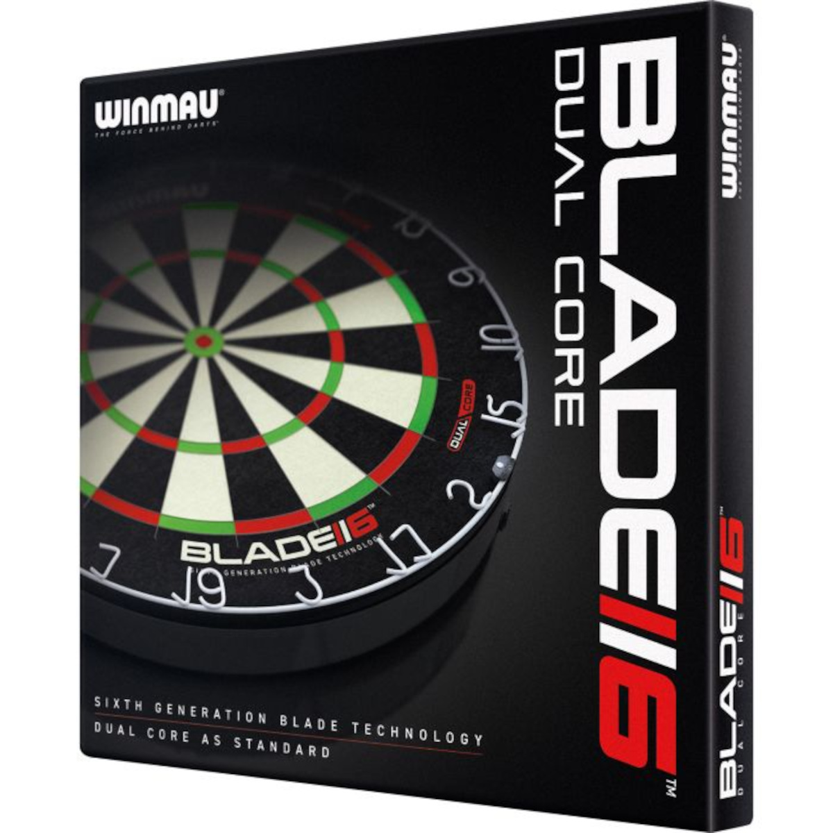 Verpakking van het Winmau Blade 6 Dual Core dartbord