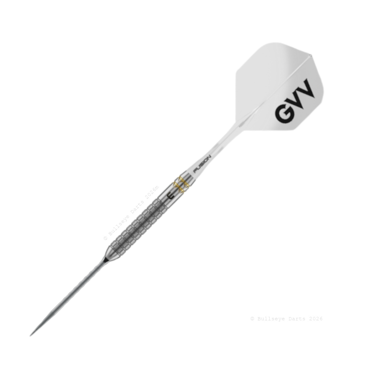 Gian van Veen W-Max 90% Switch Point dartpijl 22gr met Diamond Fusion barrel en witte flight