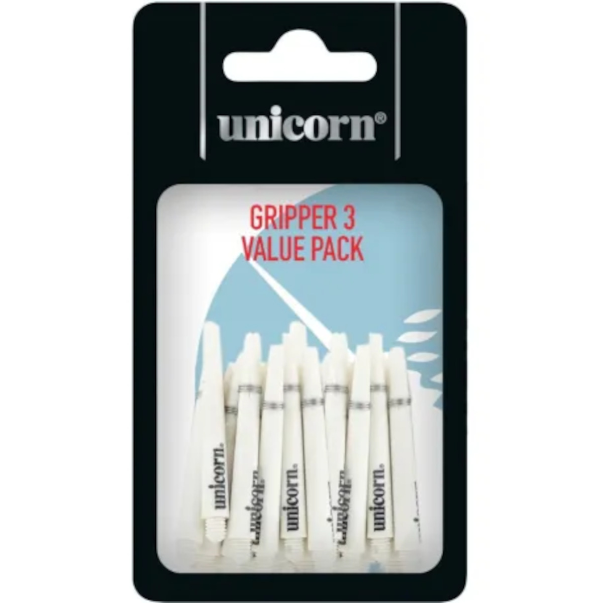 Unicorn Gripper 3 White Short 5-Pack verpakking
